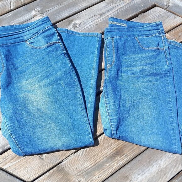 Reitmans Jeans 34 LOT of 2 Petite - Picture 1 of 4